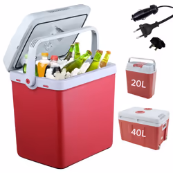 AREBOS 25 L cool box | for cooling and keeping warm | mini fridge | thermo-electric cool box | with ECO mode |12/230 V for ca ...