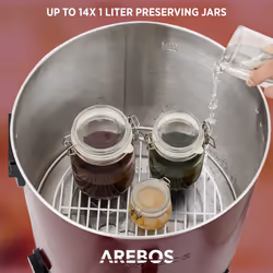 AREBOS Automatic Preserving Cooker 28 L Mulled Wine Cooker Hot Drinks Dispenser 1800W