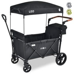 FableKids LEO X2Lite Foldable Cart with Roof Onyx Black