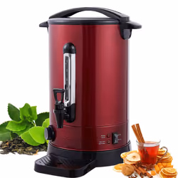 AREBOS Catering Urn | Mulled Wine Cooker 950W Hot Drink Dispenser 8.8L with Drip Tray, Outlet Tap, Thermostat and Overheating
