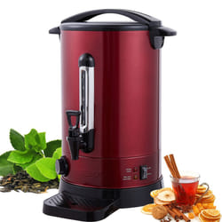 AREBOS Catering Urn | Mulled Wine Cooker 950W Hot Drink Dispenser 8.8L with Drip Tray, Outlet Tap, Thermostat and Overheating