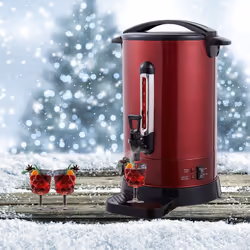 AREBOS Catering Urn | Mulled Wine Cooker 950W Hot Drink Dispenser 8.8L with Drip Tray, Outlet Tap, Thermostat and Overheating