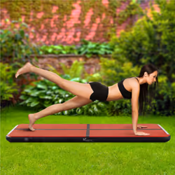 KM-Fit 4252023108874 exercise mat Red