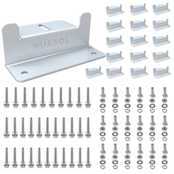 NuaSol - NuaFix 16x Z-bracket for photovoltaic solar panel mounting - aluminium
