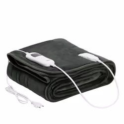 AREBOS Electric Blanket 160x120cm | heated blanket | machine washable | preheating function| 9 heat settings| incl. removable ...