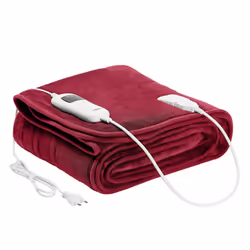 AREBOS Electric Blanket 160x120cm | heated blanket | machine washable | preheating function| 9 heat settings| incl. removable ...
