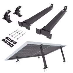 NuaSol Elevation Solar Module Mounting Balcony Power Plant Flat Roof Facade PV