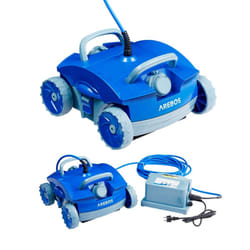 AREBOS Automatic Pool Robot | Pool Runner for pools up to max. 50 mÂ³ | Pool Vacuum Cleaner Floor Cleaner | 2 Cleaning Modes