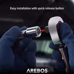AREBOS 6pcs 1/2 Ratchet Torque Wrench 40-210NM Torque Nuts Socket Nut - Additional view 7
