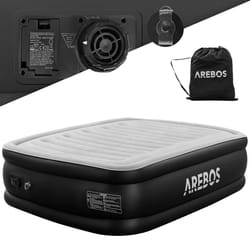 AREBOS Air Mattress Self-Inflating Guest Bed Mattress with Pump Grey / Anthracite