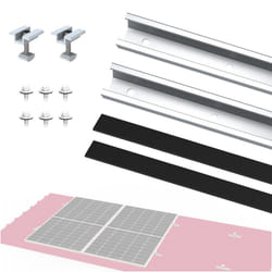 NuaSol photovoltaic trapezoidal sheet metal roof mounting set extension | mounting, bracket | U-profile 20cm