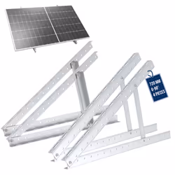 NuaSol Bracket for solar panel elevation up to 72 cm flat roof PV solar module set of 2