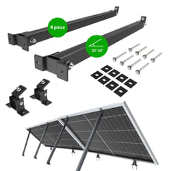 NuaSol 2x NuaFix Adjustable Bracket 30-60Â° Photovoltaic Solar Panels Balcony Power Plant Black