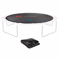 AREBOS Jumping mat à 264cm for trampolines with à 305cm, 54 eyelets and 140mm springs