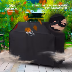 AREBOS barbecue bonnet | barbecue cover | gas barbecue cover rainproof | BBQ cover cover | protective cover dustproof | 152 x 71 x 112 cm