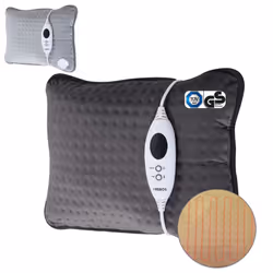 AREBOS Heating Pad Electric Heating Pad with Filling Heating Blanket Back Shoulder Neck 100 W Anthracite