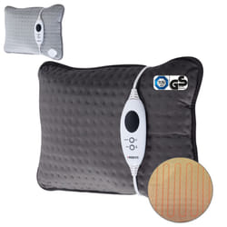 AREBOS Heating Pad Electric Heating Pad with Filling Heating Blanket Back Shoulder Neck 100 W Anthracite