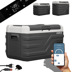 AREBOS compressor cool box 26 L | Electric freezer box with APP control for cooling, freezing and keeping warm | Refrigerator down to -20 Â°C