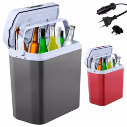 AREBOS 20 litre cool box | for cooling and keeping warm | mini fridge | thermoelectric cool box | with ECO mode | electric co ...