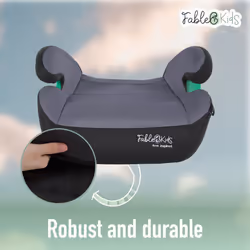 FableKids Child Car Seat Booster Seat ECE ELLA Grey