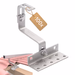NuaSol -NuaFix 100x A2 roof hooks for photovoltaic solar modules Balcony power plant