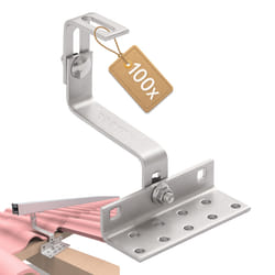 NuaSol -NuaFix 100x A2 roof hooks for photovoltaic solar modules Balcony power plant