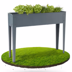 AREBOS raised bed 101.5 x 26 x 80 cm | cold frame herb bed flower box garden terrace vegetable bed garden bed flower pot for ...