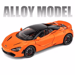 1:24 Mclaren 720s Alloy Racing Car Model Die-cast Metal Sports Car Model Simulation Sound And Light Collection Ornaments Chil ...