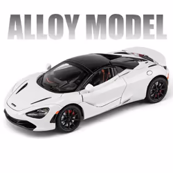 1:24 Mclaren 720s Alloy Racing Car Model Die-cast Metal Sports Car Model Simulation Sound And Light Collection Ornaments Chil ...