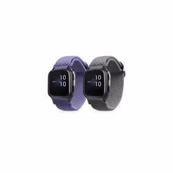 Nylon Watch Strap Compatible with Garmin Venu Sq Music/Sq Strap - 2x Fitness Tracker Replacement Wristband with Clasp