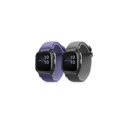 Nylon Watch Strap Compatible with Garmin Venu Sq Music/Sq Strap - 2x Fitness Tracker Replacement Wristband with Clasp