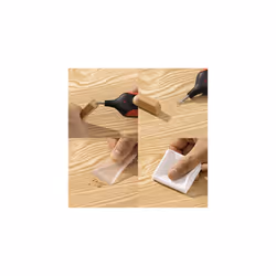 Wood Floor Repair Kit - DIY Set for Repairing Wooden and Laminate Flooring - Includes Wax Sticks, Heat Gun, Sponge, Scrapers - Wood Colours