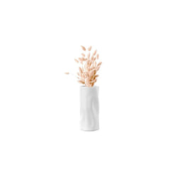 Sculptural Ceramic Vases For Flowers - White Modern Vase For For The Home And Office - Stylish Flower Vase For Modern Decor - 25cm/9.8 Inches High