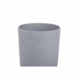 Set of 2 Plant Pots Stone 23 x 23 x 43 cm Grey ABDERA - Additional view 4
