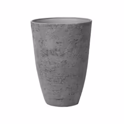 Set of 2 Plant Pots 51 x 51 x 71 cm Grey CAMIA