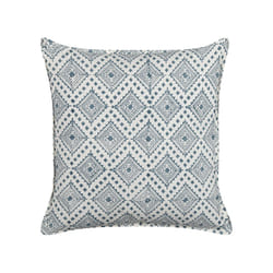 Cotton Cushion Oriental Pattern 45x45 cm Blue and White CORDATA