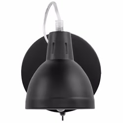 Set of 2 Wall Lamps HARRINGTON Adjustable Metal Black