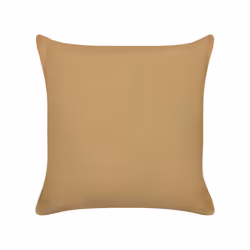 Cotton Cushion Geometric Pattern 45 x 45 cm Beige and White BANYAN