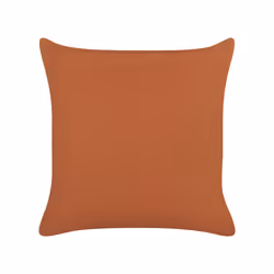 Tufted Cotton Cushion 45 x 45 cm Orange LEWISIA