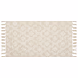 Cotton Area Rug 80 x 150 cm Beige AKSARAY