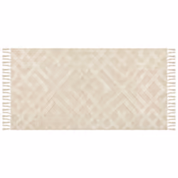 Cotton Area Rug 80 x 150 cm Beige ARDAHAN