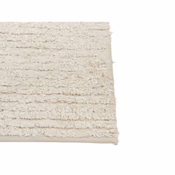 Cotton Area Rug 140 x 200 cm Beige TEZPUR