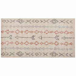 Cotton Area Rug 80 x 150 cm Beige DISPUR