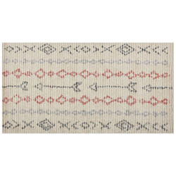 Cotton Area Rug 80 x 150 cm Beige DISPUR