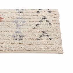 Cotton Area Rug 160 x 230 cm Beige DISPUR