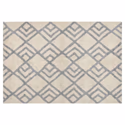 Cotton Area Rug 140 x 200 cm Beige and Grey NEVSEHIR