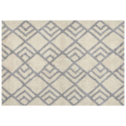Cotton Area Rug 160 x 230 cm Beige and Grey NEVSEHIR
