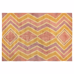 Cotton Area Rug 140 x 200 cm Multicolour CANAKKALE