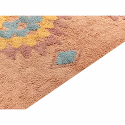 Cotton Area Rug 160 x 230 cm Orange IGDIR