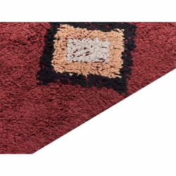 Cotton Area Rug 160 x 230 cm Red SIIRT